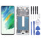 Pour Samsung Galaxy S21 FE 5G SM-G990B Écran LCD d'origine numériseur complet avec cadre (blanc)